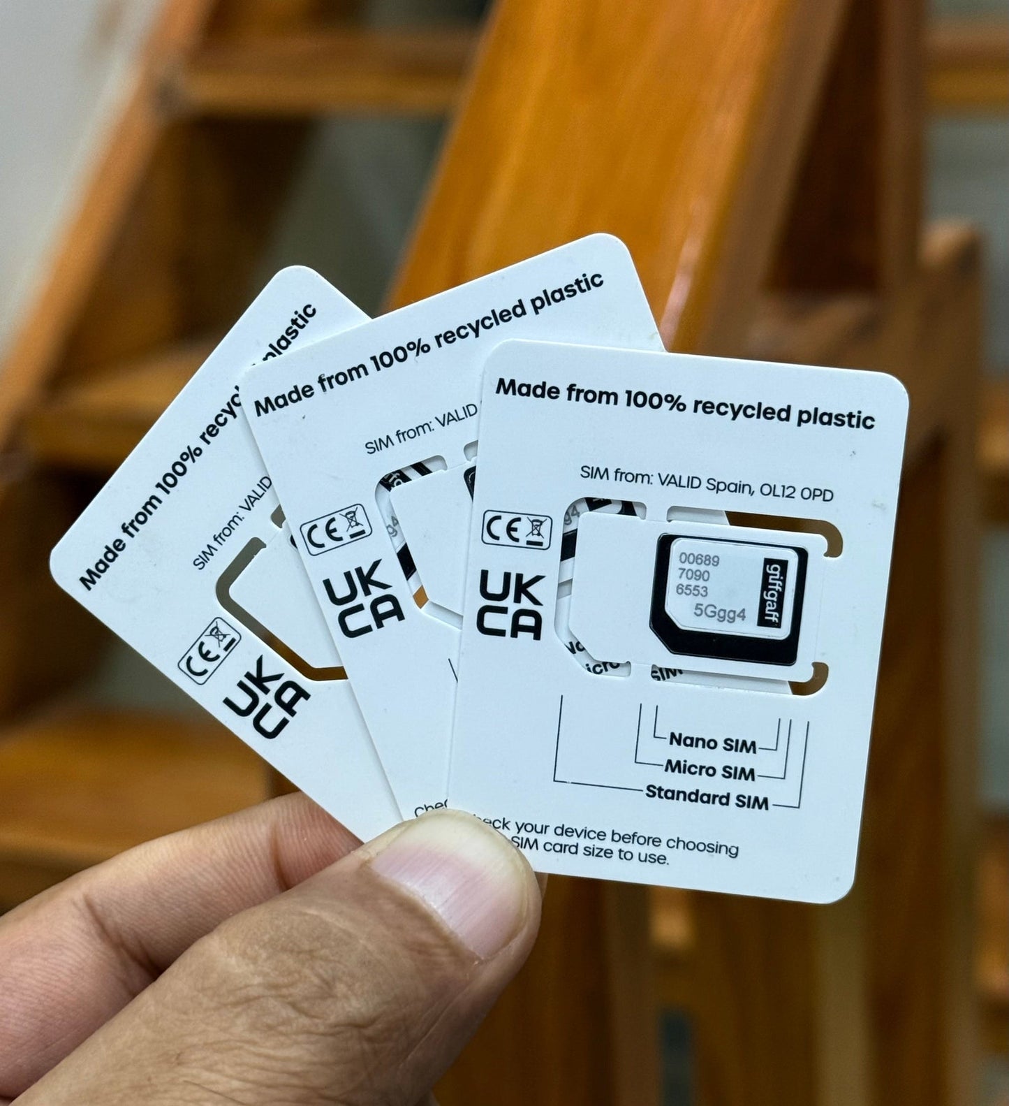 New Original UK GiffGaff SIM