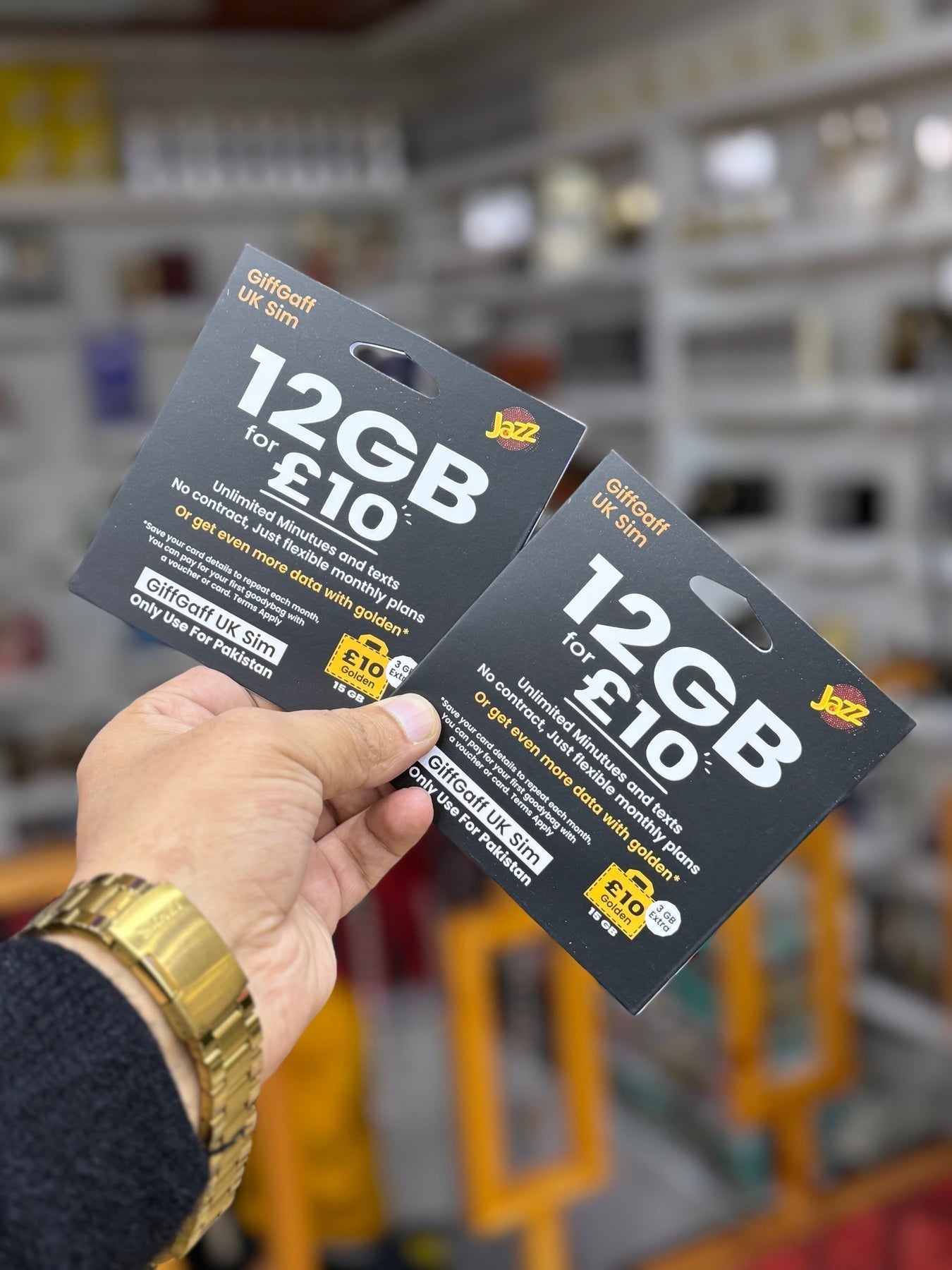 New Original UK GiffGaff SIM